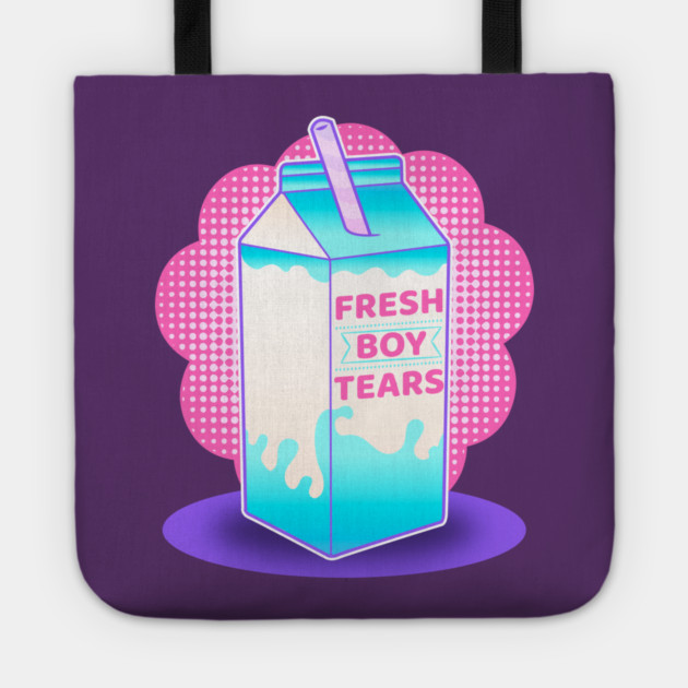 Fresh Boy Tears Pastel Savage Aesthetic Tote by creative