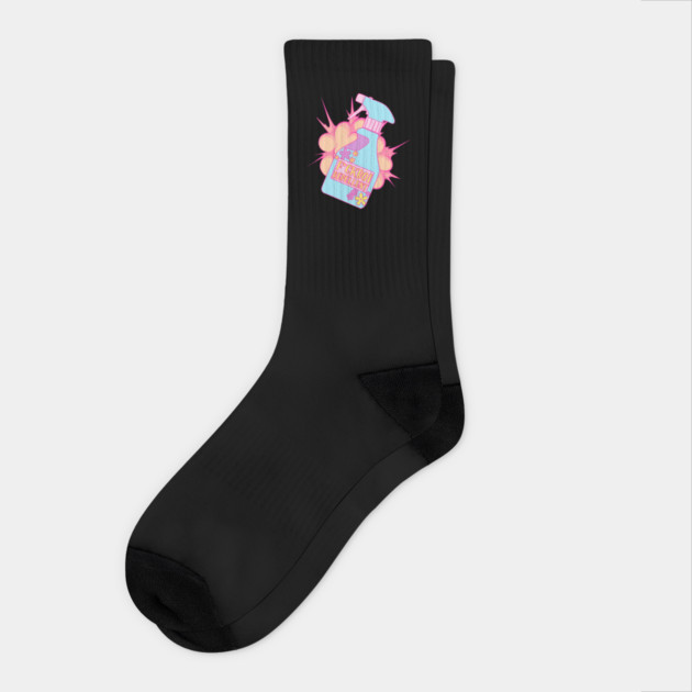 F*ckBoi Repellent Pastel Savage Funny Sarcastic Meme Socks by creative