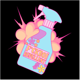 F*ckBoi Repellent Pastel Savage Funny Sarcastic Meme Posters and Art