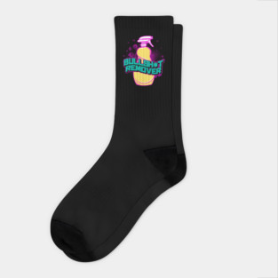 Bull Sh*t Remover Pastel Savage Funny Sarcastic Meme Socks