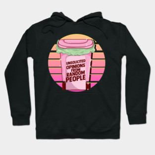 Unsolicited Opinion From Random People Trash Can Pastel Savage Hoodie