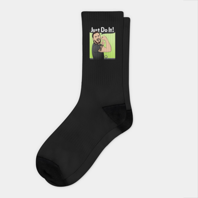 JUST DO IT Socks by LavaLamp