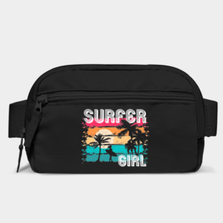 Surfer Girl Sunset Beach Vintage Bag