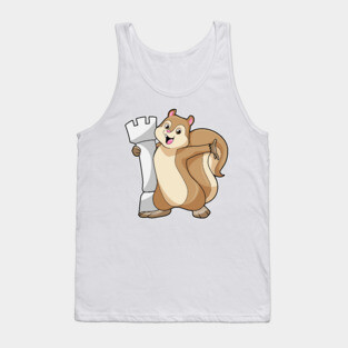 Squirrel Chess piece King Chess Tank Top
