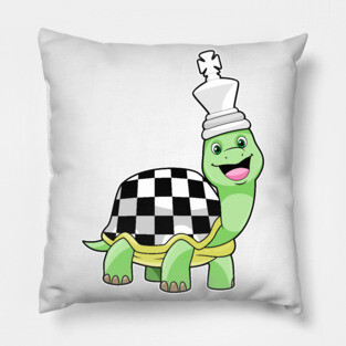 Turtle Chess board Chess piece King Pillow