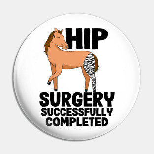 Hip Surgery Successfully Completed Horse Zebra Leg Pin