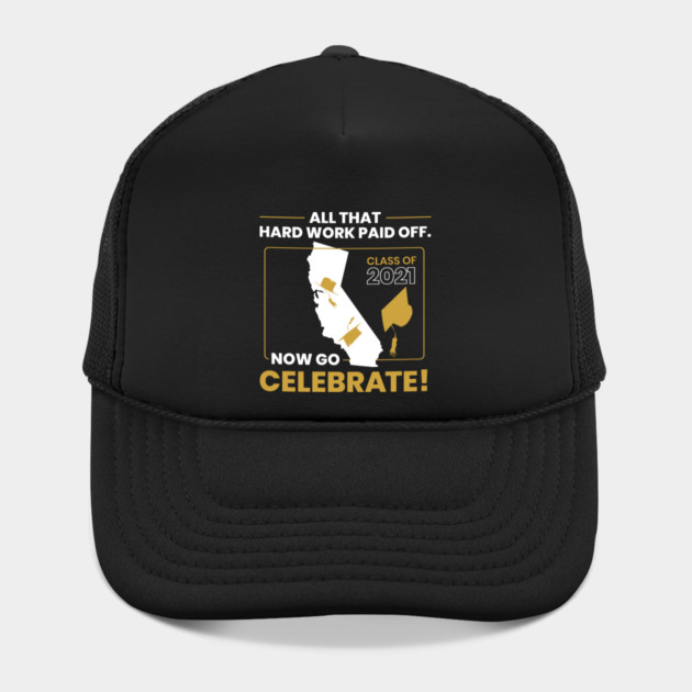 2021 California Graduation Class Themed Cool Design design by creative