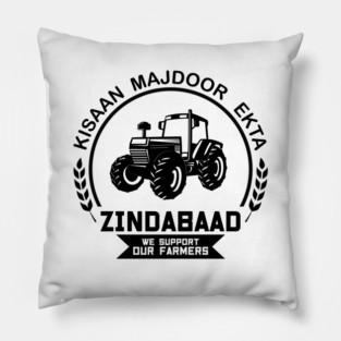 Kisaan Ekta Zindabaad - Punjab Farmers Pillow