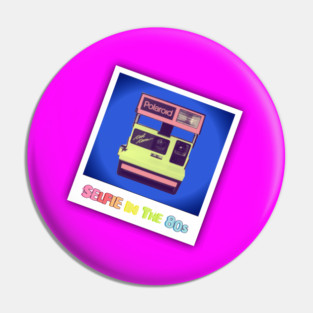 Selfie in the 80s Pin