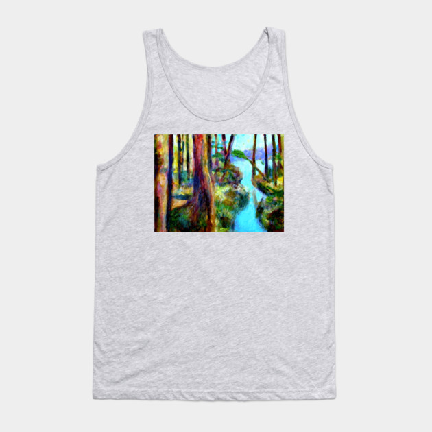 Lake Whelchel Tank Top by DonWillisJrArt