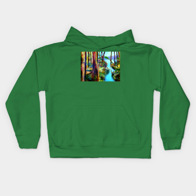 Lake Whelchel Kids Hoodie by DonWillisJrArt