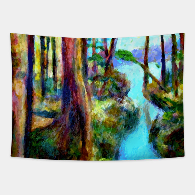 Lake Whelchel Tapestry by DonWillisJrArt