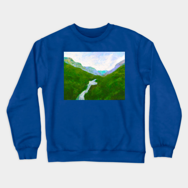 Chimney Rock Crewneck Sweatshirt by DonWillisJrArt