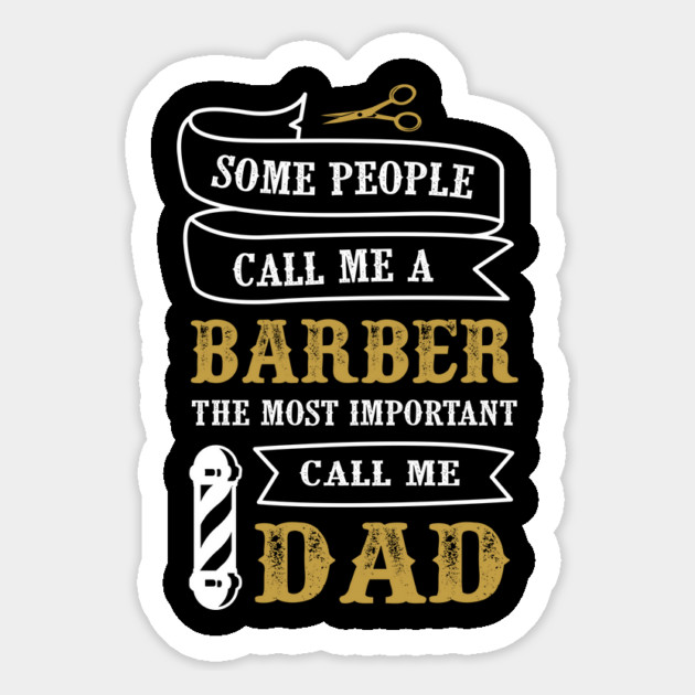 Barber Dad T-Shirt Father's Day Tee Shirt Gift Magnet by creative