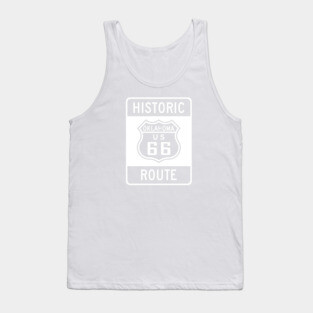 Historic Oklahoma Route 66 Tank Top