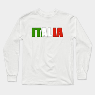 Italy Long Sleeve T-Shirt