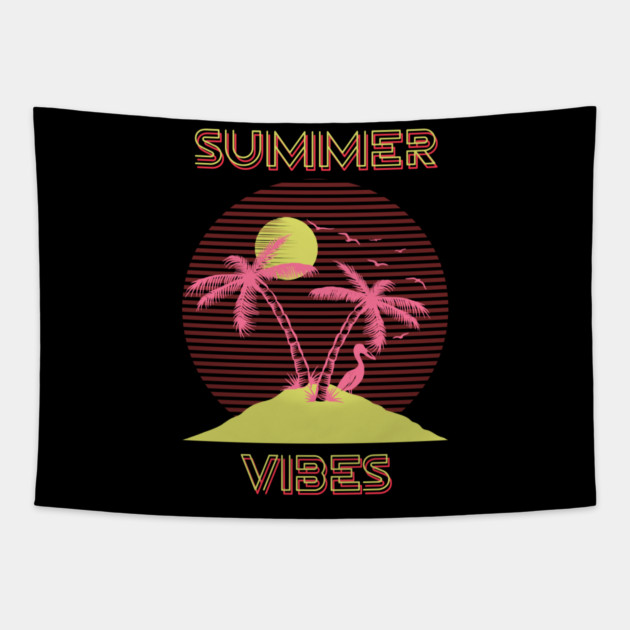Dig Them Summer Vibes Tapestry by MCALTees