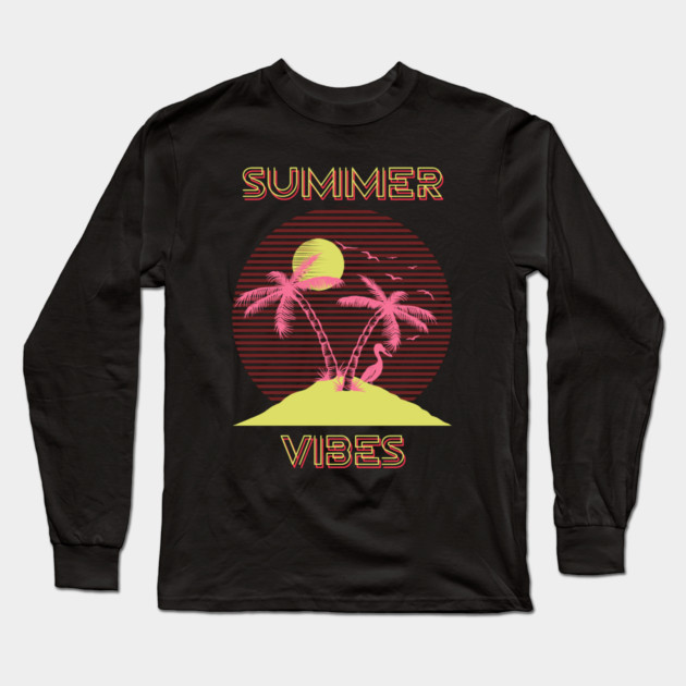 Dig Them Summer Vibes Long Sleeve T-Shirt by MCALTees
