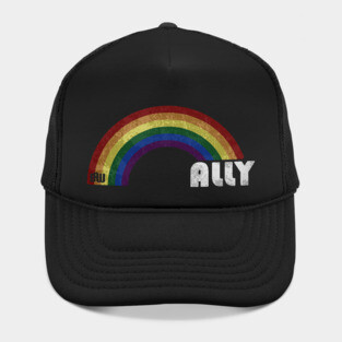 Grunge LGBT+ Pride - Ally Hat