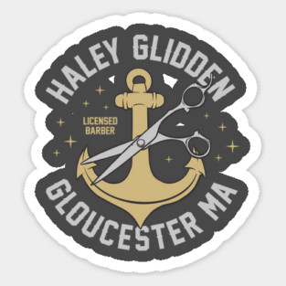 haley barbershop Sticker