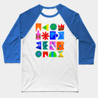 Shapes vs Shapes Part 3 Baseball T-Shirt