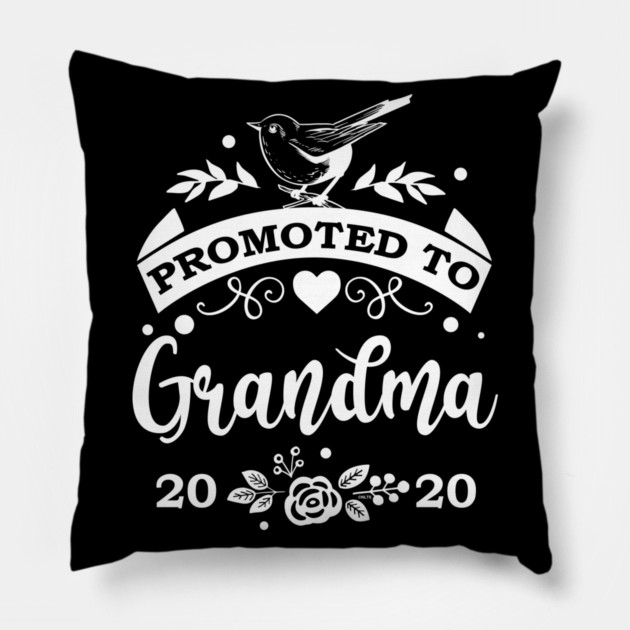Promoted to Grandma 2020 Pillow by creative