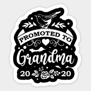 Promoted to Grandma 2020 Sticker