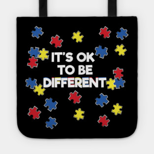 Autism Awareness Design Gift for Autistic Kids Awareness print Tote