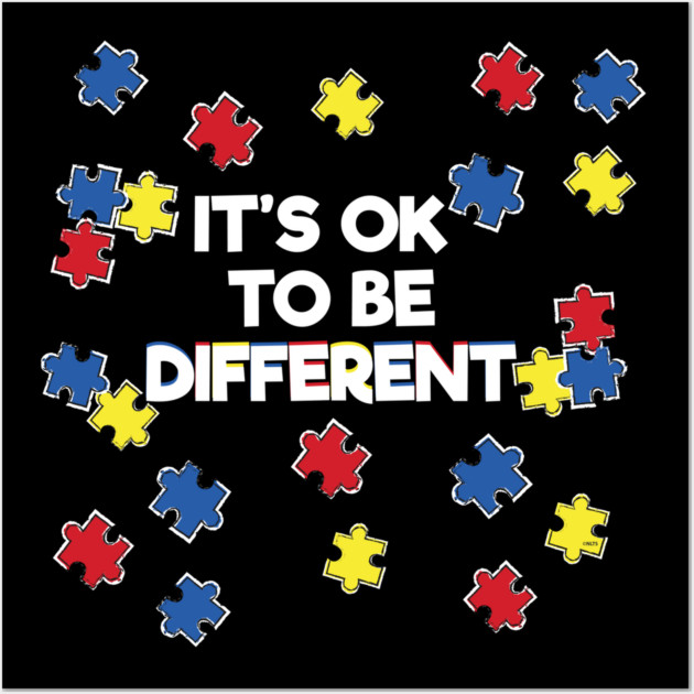 Autism Awareness Design Gift for Autistic Kids Awareness print Wall Art by creative