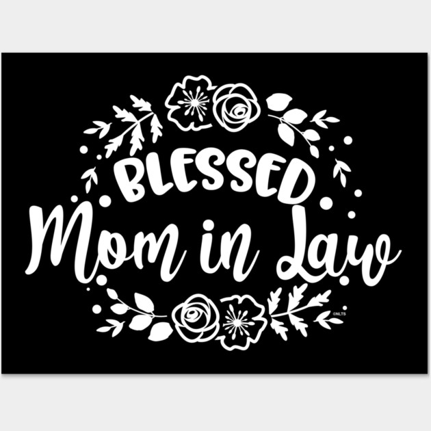 Blessed Mom in Law for Mother's Day Gift print Wall Art by creative