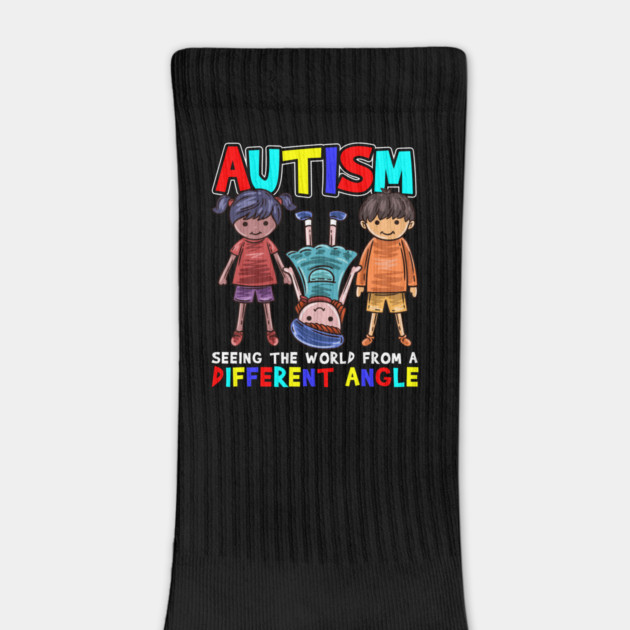 Autism Seeing the World from a Different Angle Awareness product by creative