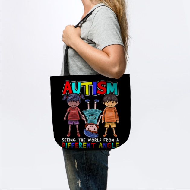 Autism Seeing the World from a Different Angle Awareness product by creative
