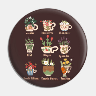 Tea Botanicals Pin
