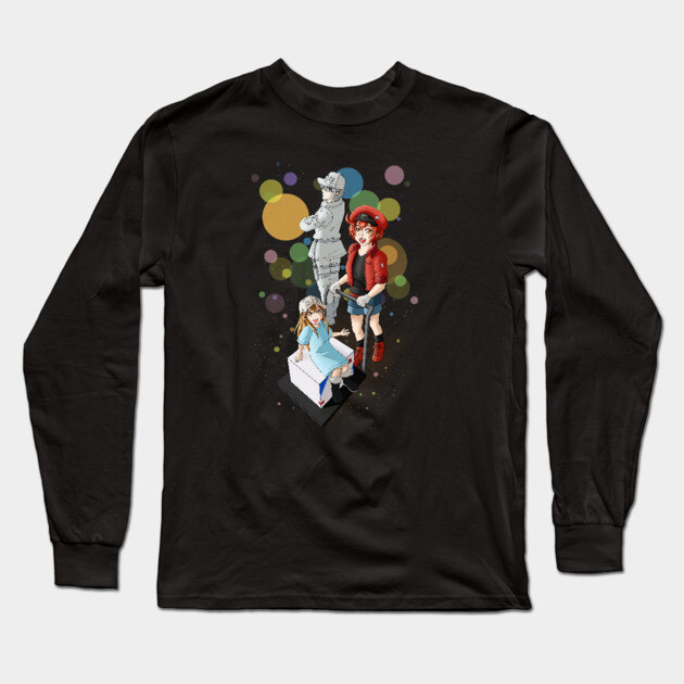 Cells at Work Long Sleeve T-Shirt by Chiisa