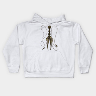 Squid Illustration Kids Hoodie