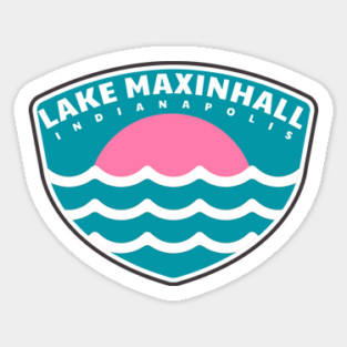 Lake Maxinhall Pink Sunset Magnet