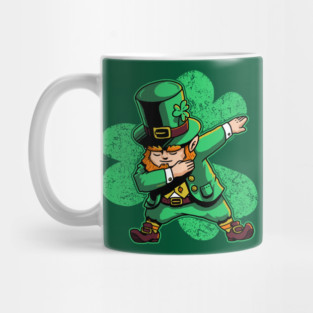 Dabechaun Leprechaun Dabbing St Patricks Day Green Shirt Mug