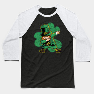 Dabechaun Leprechaun Dabbing St Patricks Day Green Shirt II Baseball T-Shirt