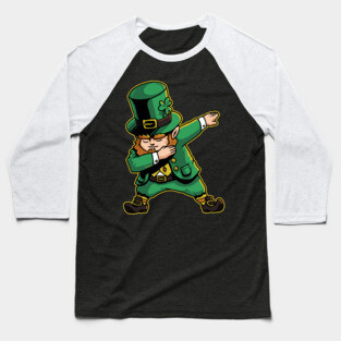 Dabechaun Funny Leprechaun Dabbing St Patricks Day Shirt Baseball T-Shirt