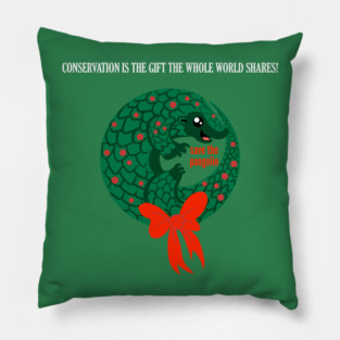 Pangolin Wreath Pillow