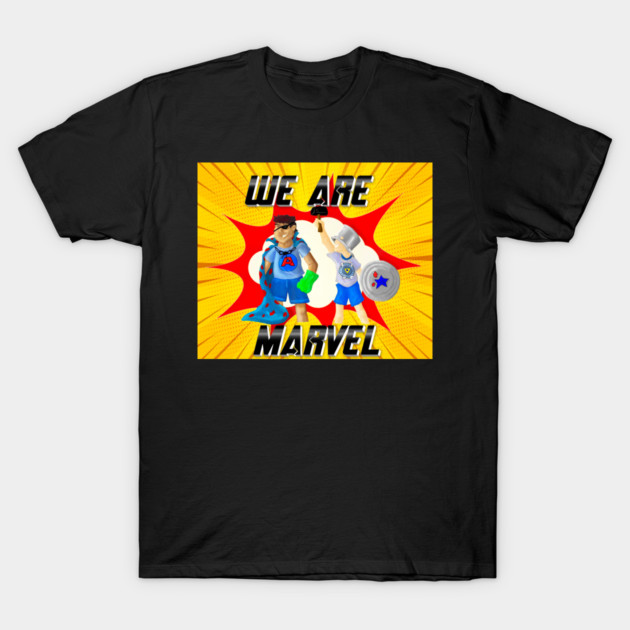 We Are Marvel Pod Full Logo T-Shirt by We Are Marvel Pod