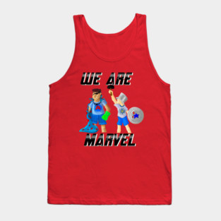 We Are Marvel Pod Just Name and Characters Tank Top