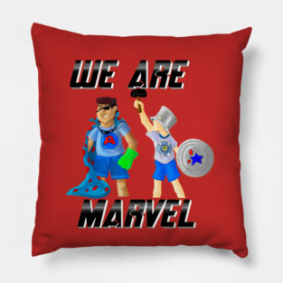 We Are Marvel Pod Just Name and Characters Pillow