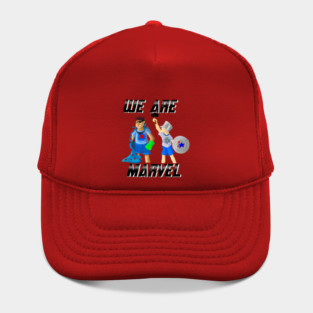 We Are Marvel Pod Just Name and Characters Hat