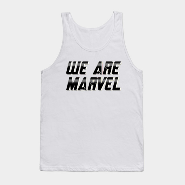 We Are Marvel Pod Stacked Tank Top by We Are Marvel Pod
