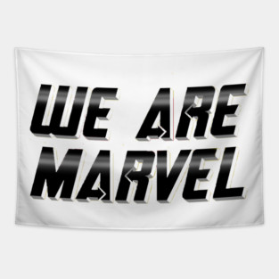 We Are Marvel Pod Stacked Tapestry