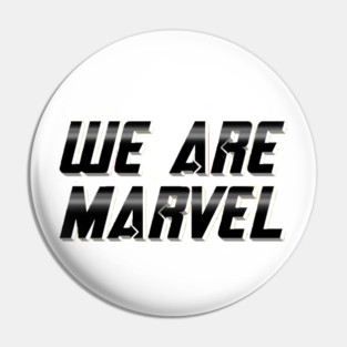We Are Marvel Pod Stacked Pin