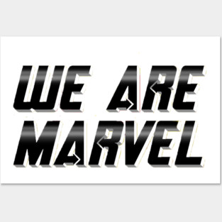 We Are Marvel Pod Stacked Posters and Art