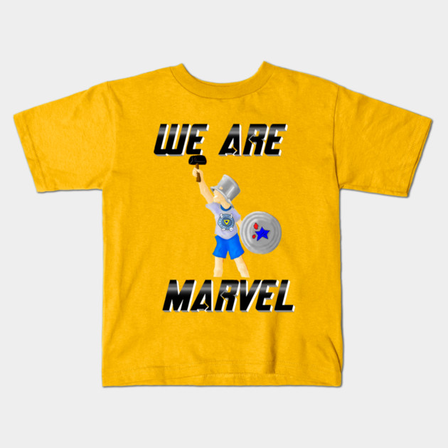 We Are Marvel Pod (Just Justin) Kids T-Shirt by We Are Marvel Pod