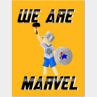 We Are Marvel Pod (Just Justin) Posters and Art